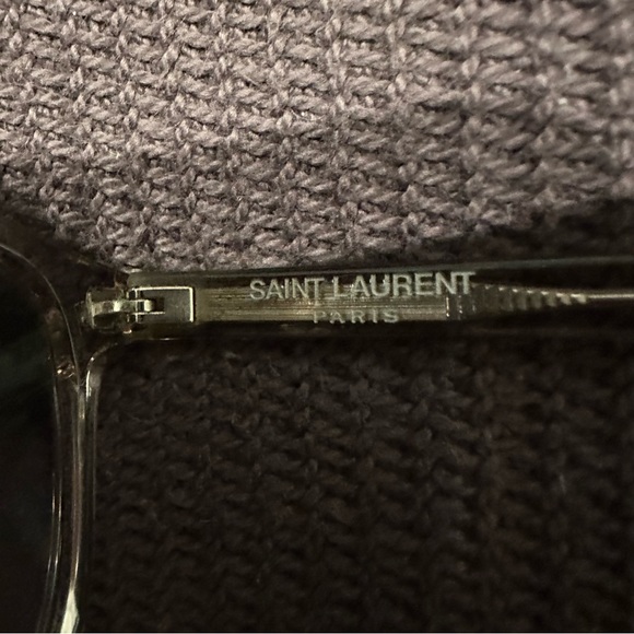 SOLD @2ndSt — Saint Laurent smoky acrylic frame sunglasses - Picture 5 of 7